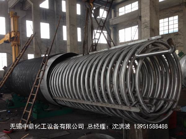 不銹鋼盤管加熱儲罐 外盤管加熱儲罐 內盤管加熱儲罐