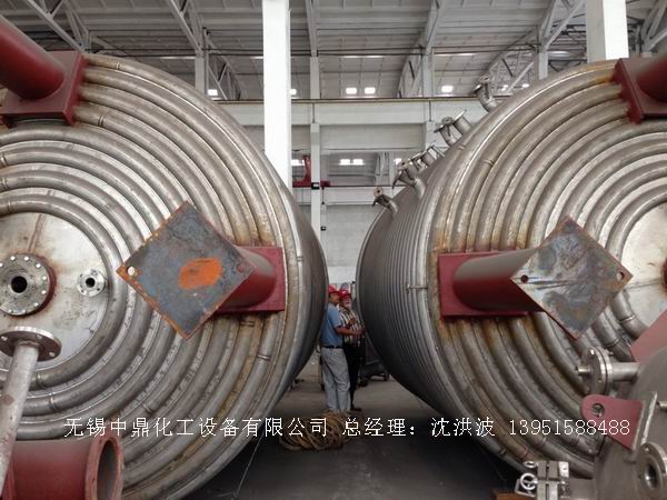 外盤半管加熱反應釜 內盤管加熱反應釜