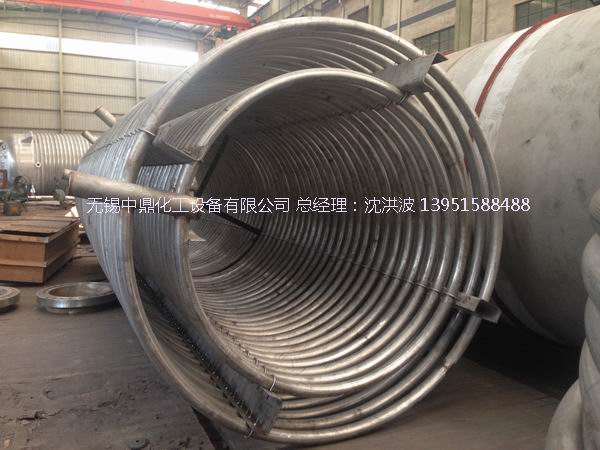 外盤半管加熱反應釜 內盤管加熱反應釜